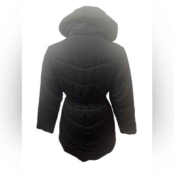 Debenhams light padded hooded jacket with faux fur trim - Picture 2 of 2